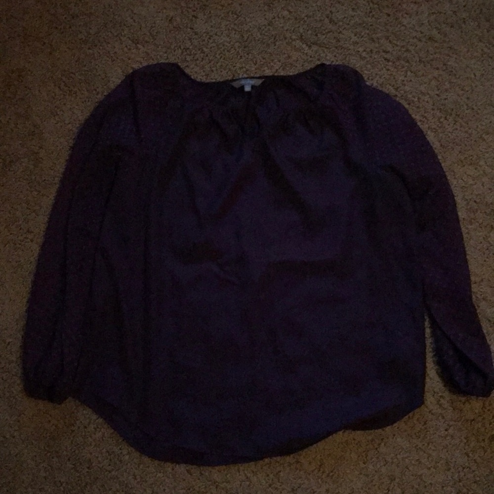 Mixed media blouse